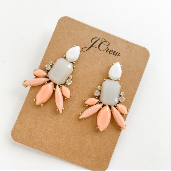 J. Crew Jewelry - Jcrew nude statement earrings